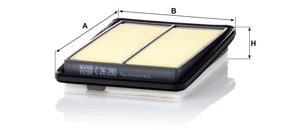 Filtru de aer MANN-FILTER C 26 280 – Nissan Qashqai II, Renault Kadjar, Koleos II - imagine 5