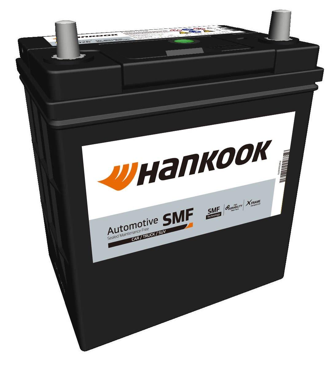 Baterie auto HANKOOK MF54027 12V 40Ah 360A – L+, borne subțiri, 187×127×220 mm - imagine 3