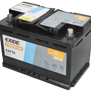 Acumulator auto EXIDE Premium 12V 77Ah 760A – polaritate dreapta