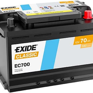 Bataerie auto EXIDE 12V 70Ah 640A