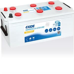 Baterie pentru rulote și ambarcațiuni EXIDE EQUIPMENT MARINE/RV 12V 180Ah 900A – 513x223x223 mm