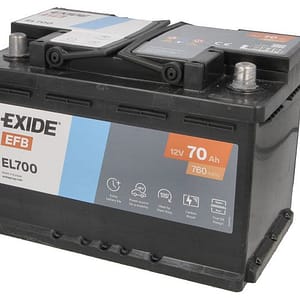 Baterie EXIDE EFB 12V 70Ah 760A |BMR