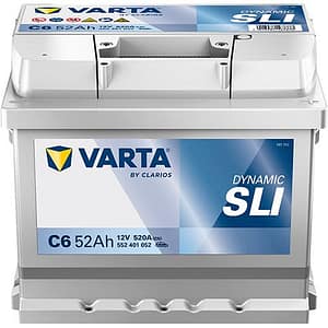 Acumulator auto VARTA SLI 12V 52Ah 520A – polaritate dreapta