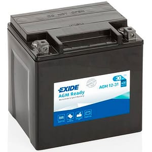 Baterie moto EXIDE YB30L-B AGM12-31 12V 30Ah 430A AGM – 165×130×175 mm