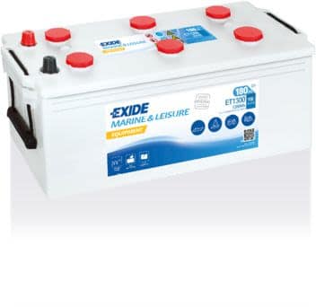 Baterie pentru rulote și ambarcațiuni EXIDE EQUIPMENT MARINE/RV 12V 180Ah 900A – 513x223x223 mm