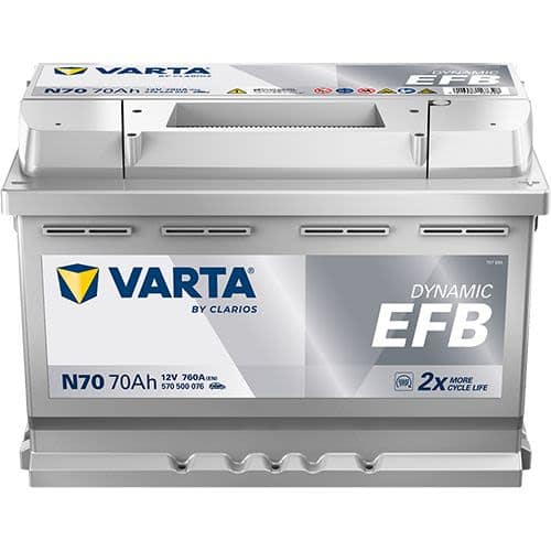 Baterie auto VARTA 12V 70Ah 760A |BMR