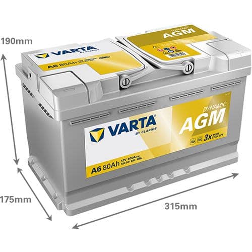 Baterie auto VARTA 12V 80Ah 800A |BMR - imagine 2