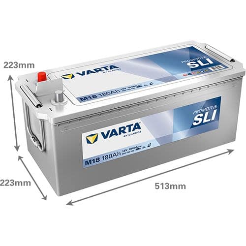 Baterie camion VARTA 12V 180Ah 1000A - imagine 2