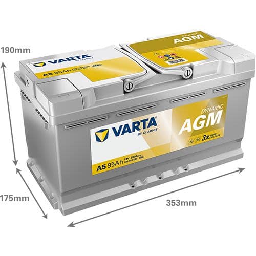 Baterie auto VARTA 12V 95Ah 850A |BMR - imagine 2