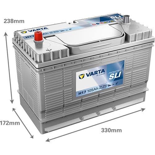 Baterie VARTA ProMotive 12V 105Ah 800A - imagine 2