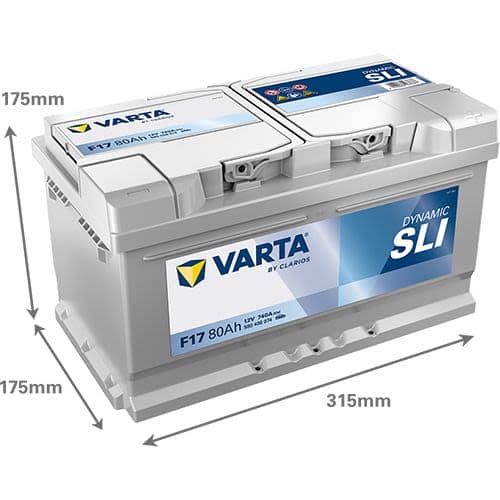 Acumulator auto VARTA SLI 12V 80Ah 740A – polaritate dreapta - imagine 3