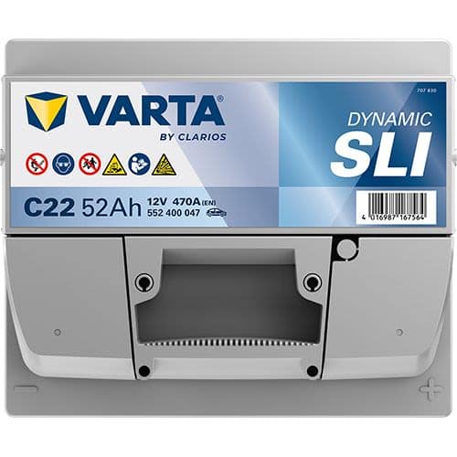 Acumulator auto VARTA SLI 12V 52Ah 470A – polaritate dreapta - imagine 3