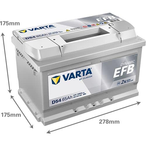 Acumulator auto VARTA EFB Start-Stop 12V 65Ah 650A – polaritate dreapta - imagine 4