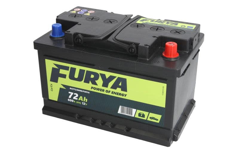 Acumulator auto FURYA 12V 72Ah 600A – polaritate dreapta