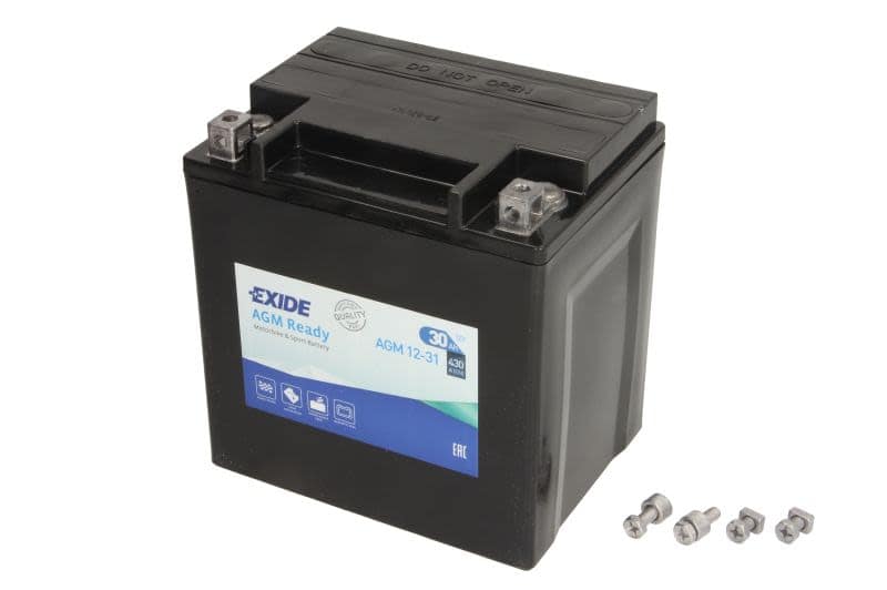 Baterie moto EXIDE YB30L-B AGM12-31 12V 30Ah 430A AGM – 165×130×175 mm - imagine 2