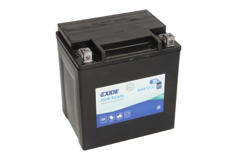 Baterie moto EXIDE YB30L-B AGM12-31 12V 30Ah 430A AGM – 165×130×175 mm - imagine 3