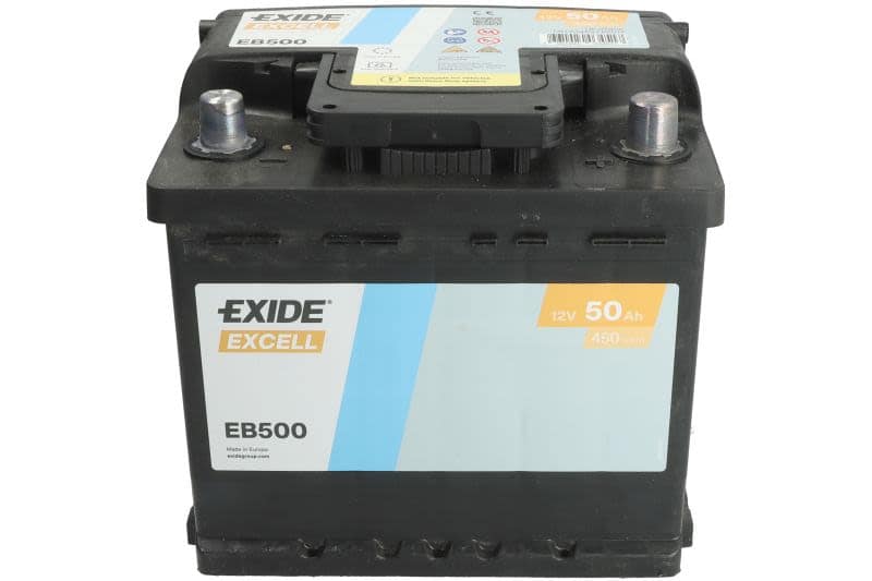 Acumulator auto EXIDE Excell 12V 50Ah 450A – polaritate dreapta