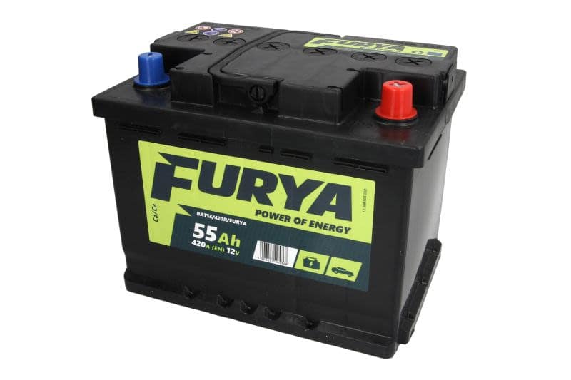 Acumulator auto FURYA pornire 12V 55Ah 420A – plus dreapta