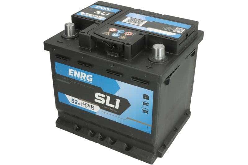 Acumulator auto ENRG Clasic 12V 52Ah 470A – plus dreapta, 207×175×190 mm