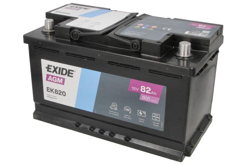 Baterie auto EXIDE 12V 82Ah 800A |BMR - imagine 2