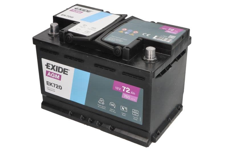 Baterie EXIDE AGM 12V 72Ah 760A |BMR