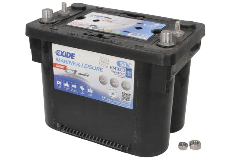 Baterie marina EXIDE 12V 50Ah 800A |BMR