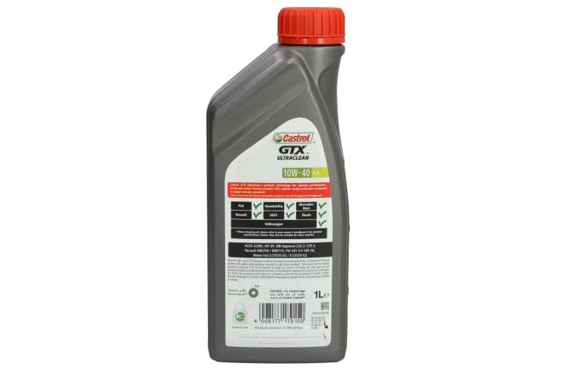 Ulei motor Castrol GTX 10W-40 A3/B4, semisintetic, API SP, 1L - imagine 2