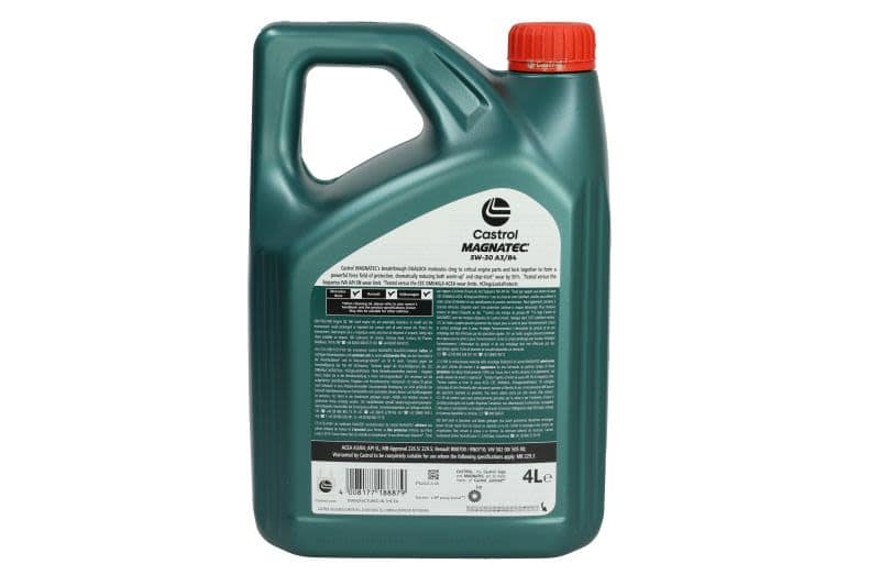 Ulei de motor Castrol MAGNATEC 5W-30 A3/B4 4L - imagine 2