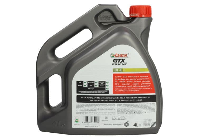 Ulei de motor Castrol GTX 10W-40 A3/B4 4L - imagine 2