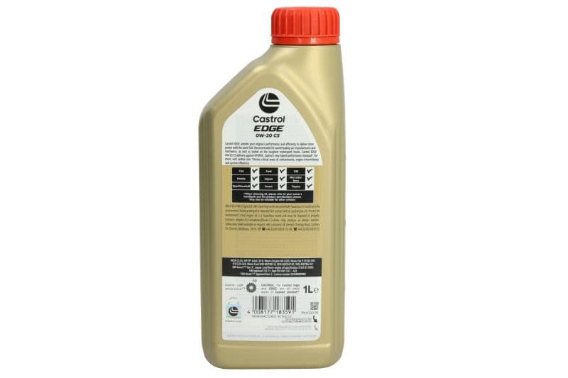 Ulei de motor Castrol EDGE 0W-20 C5 1L - imagine 2