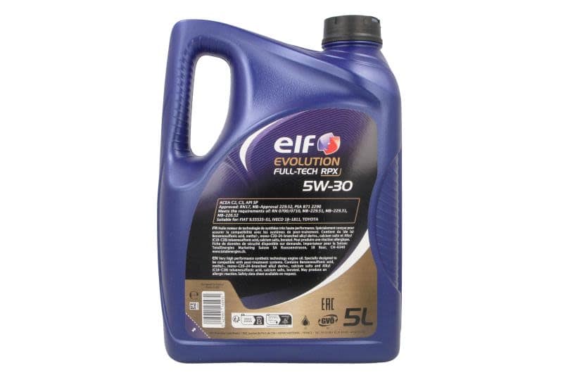 Ulei de motor ELF Evolution Full-Tech RPX 5W-30 – 5 L - imagine 2