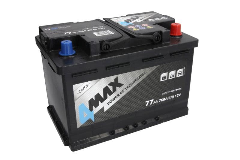Acumulator auto 4MAX 12V 77Ah 760A – polaritate dreapta - imagine 3