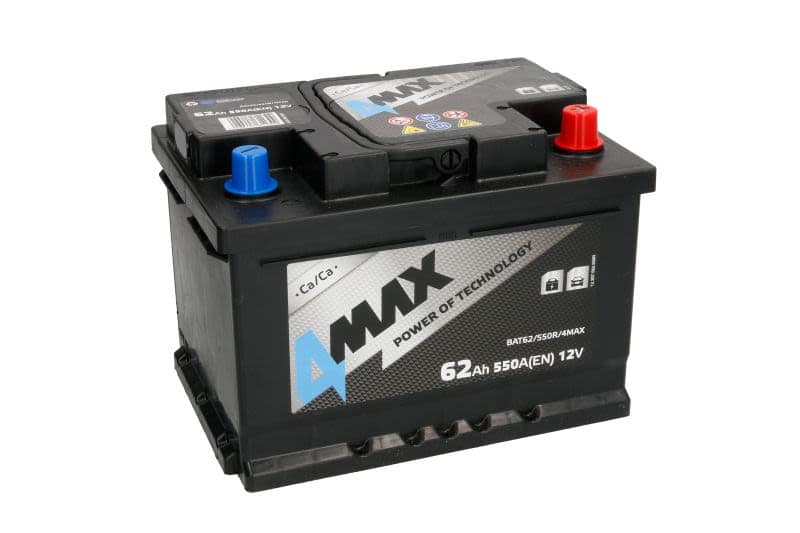 Acumulator auto 4MAX 12V 62Ah 550A – polaritate dreapta - imagine 2