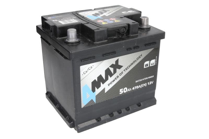 Acumulator auto 4MAX 12V 50Ah 470A – polaritate dreapta - imagine 2