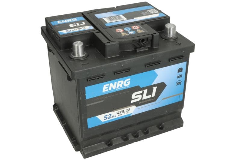Acumulator auto ENRG Clasic 12V 52Ah 470A – plus dreapta, 207×175×190 mm - imagine 2