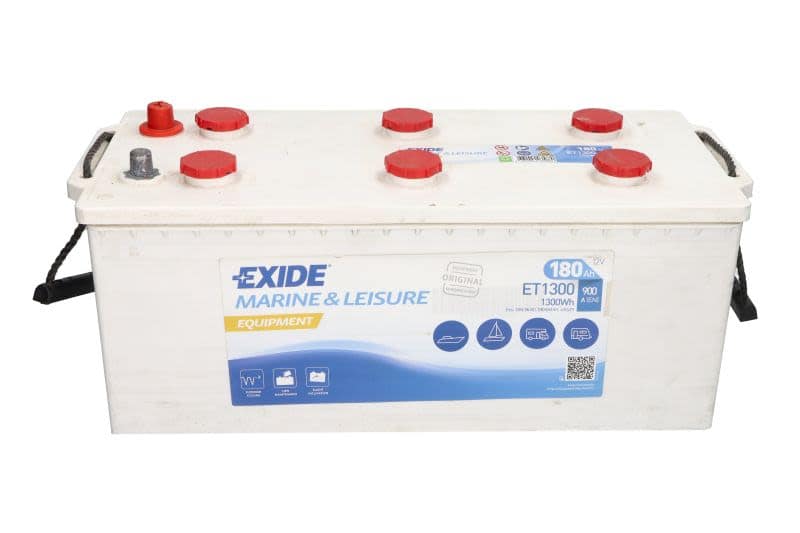 Baterie pentru rulote și ambarcațiuni EXIDE EQUIPMENT MARINE/RV 12V 180Ah 900A – 513x223x223 mm - imagine 2