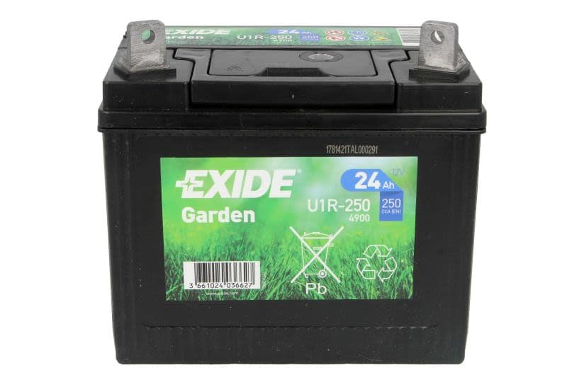 Baterie pentru utilaje EXIDE U1R-250 12V 24Ah 250A – 197×132×186 mm - imagine 2