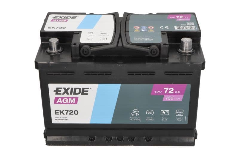 Baterie EXIDE AGM 12V 72Ah 760A |BMR - imagine 2