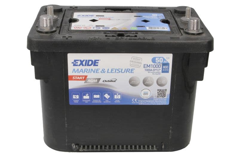 Baterie marina EXIDE 12V 50Ah 800A |BMR - imagine 2