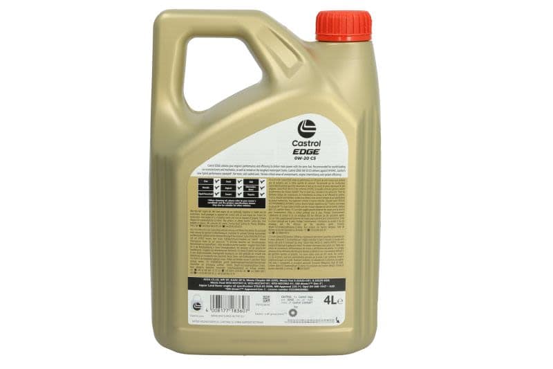 Ulei de motor Castrol EDGE 0W-20 C5 4L - imagine 2