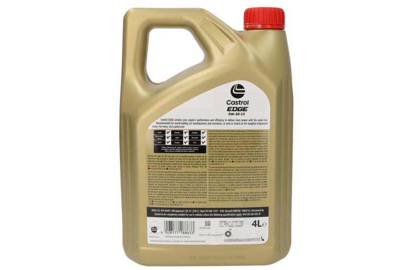 Ulei de motor Castrol EDGE 5W-30 C3 4L - imagine 2