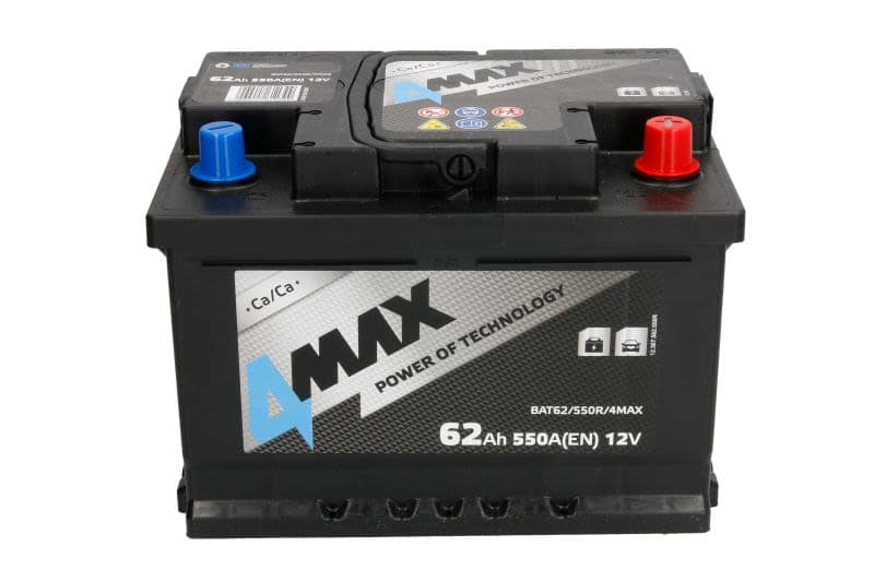 Acumulator auto 4MAX 12V 62Ah 550A – polaritate dreapta - imagine 3