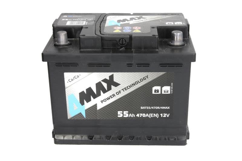 Acumulator auto 4MAX 12V 55Ah 470A – polaritate dreapta - imagine 3
