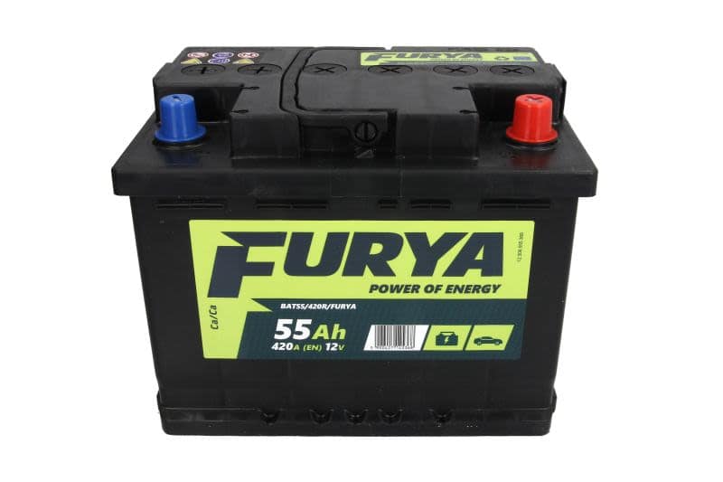Acumulator auto FURYA pornire 12V 55Ah 420A – plus dreapta - imagine 3
