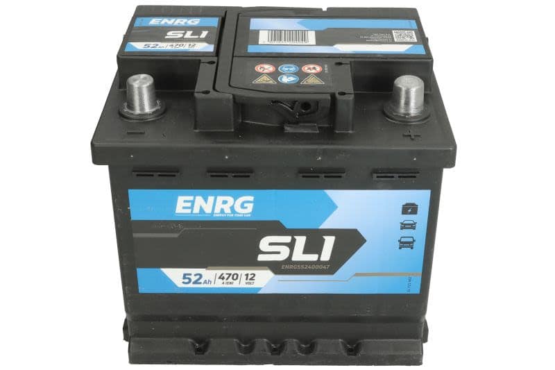 Acumulator auto ENRG Clasic 12V 52Ah 470A – plus dreapta, 207×175×190 mm - imagine 3