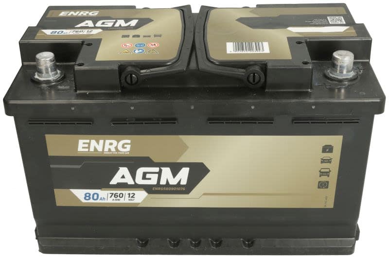 Baterie auto ENRG 12V 80Ah 760A |BMR