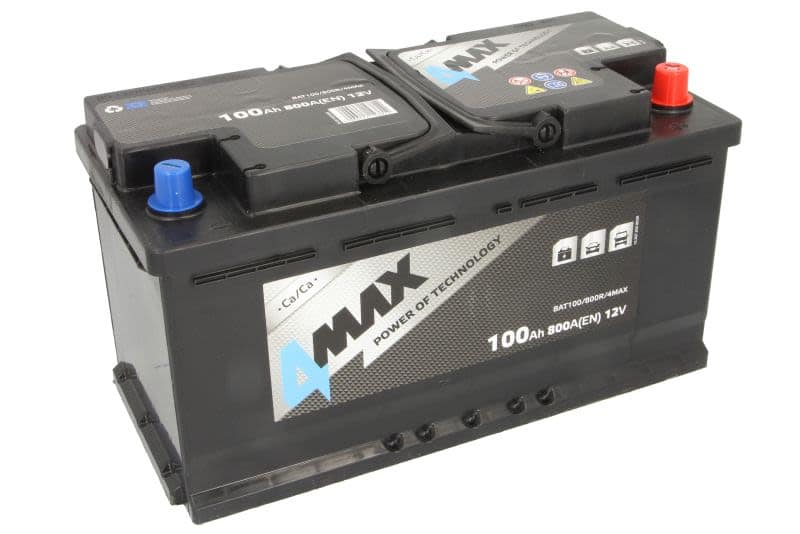 Baterie auto 4MAX 12V 100Ah 800A |BMR - imagine 2