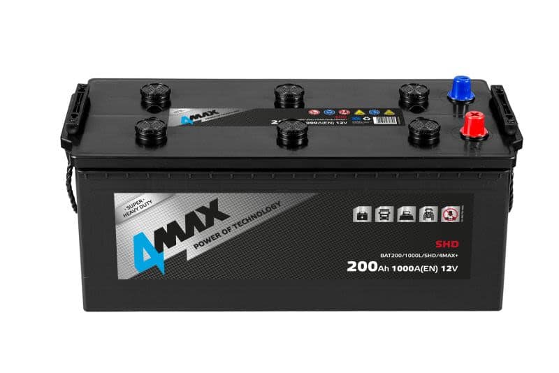 Baterie camion 4MAX 12V 200Ah 1000A |BMR - imagine 2