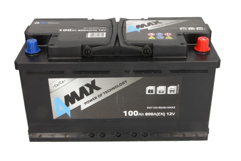 Baterie auto 4MAX 12V 100Ah 800A |BMR